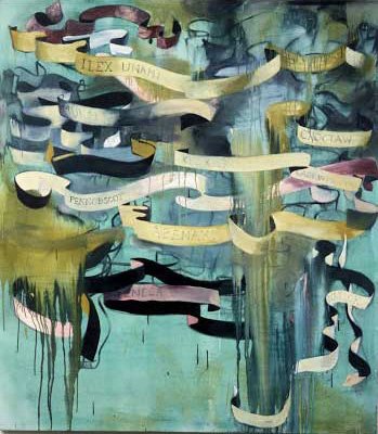 Native Americans of the Northeast, Oil on canvas, 68 x 48 inches, 1986