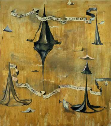 Solipsisms, Oil on canvas, 68 x 54 inches, 1985
