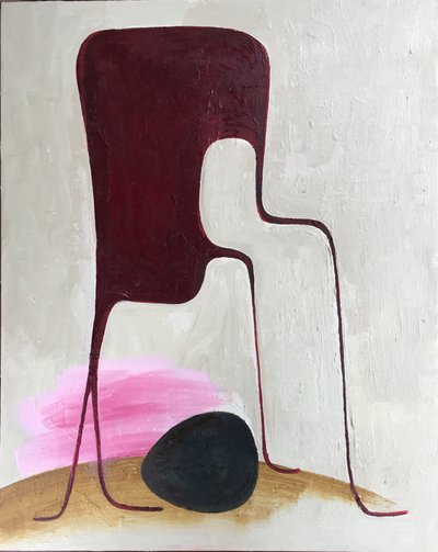 Hatch, Acrylic on board, 14 x 20 inches, 2016