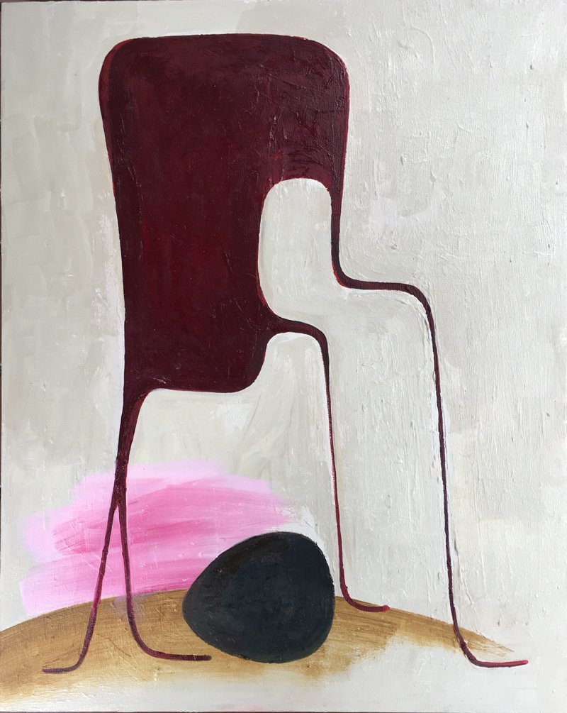 Hatch, Acrylic on board, 14 x 20 inches, 2016