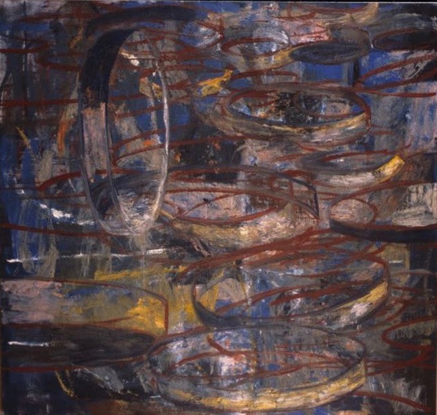 Loose Change, Oil on canvas, 52 x 48 inches, 1983