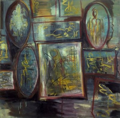 Some Pictures, Oil on canvas, 52 x 48 inches, 1984