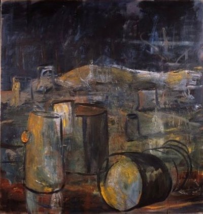 Stumptown, Oil on canvas, 52 x 48 inches, 1983