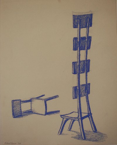 Bully, Conté on paper, 12 x 9 inches, 2010