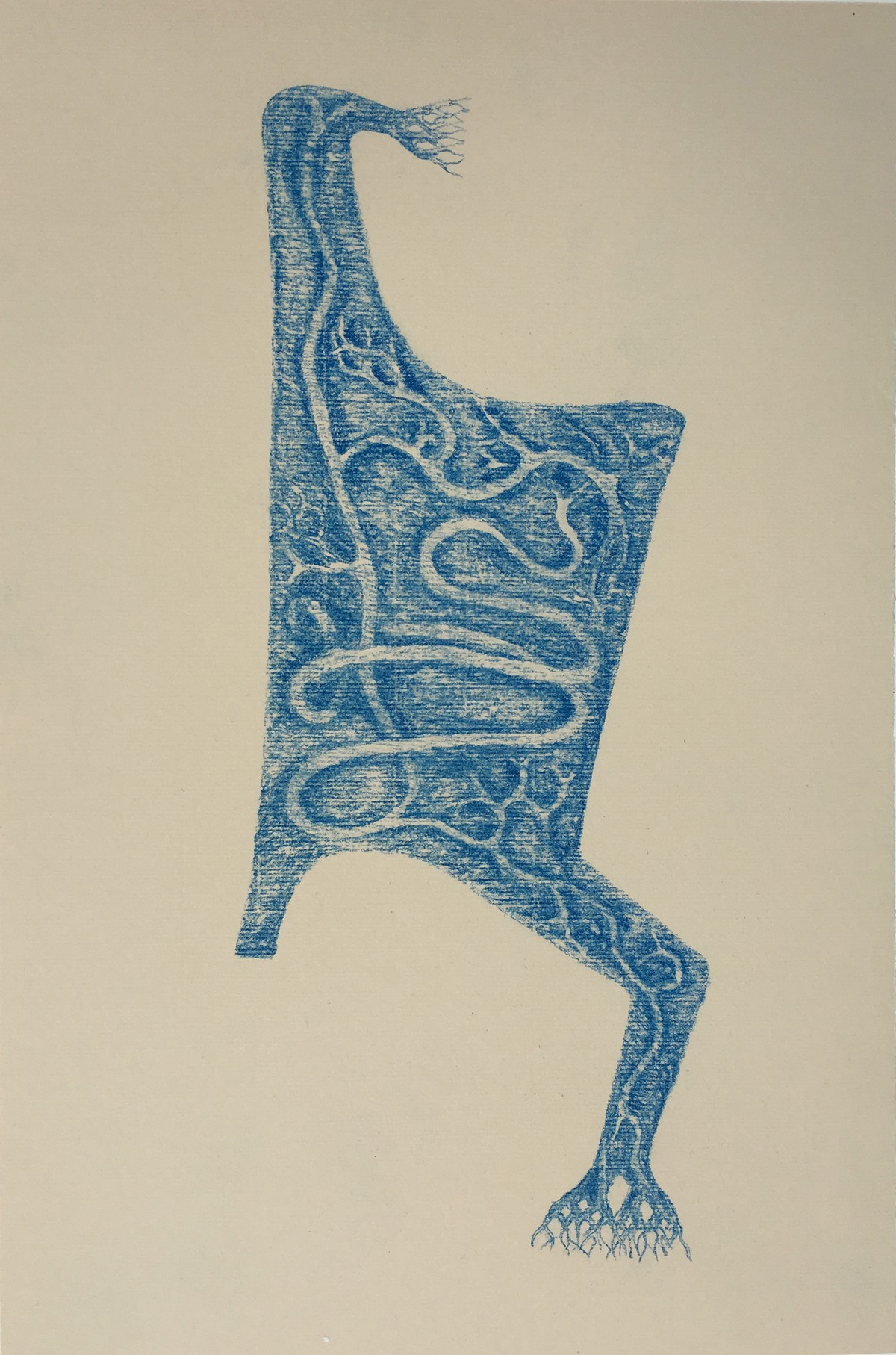 Torasik, Chalk on printmaking paper, 17 x 12 inches, 2010-2011