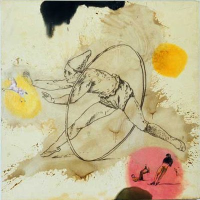 Pony, Oil and glue on canvas, 56 x 54 inches, 1989