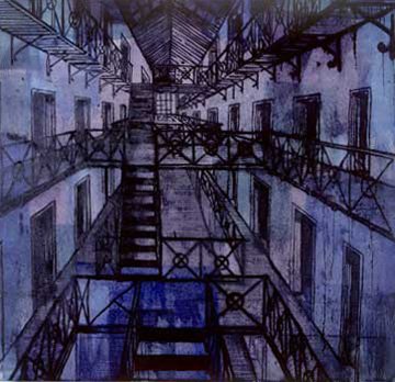 Panoptikon, Oil on canvas, 48 x 46 inches, 1989