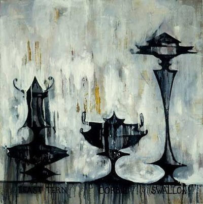 The Birds, Oil on canvas, 48 x 48 inches, 1991