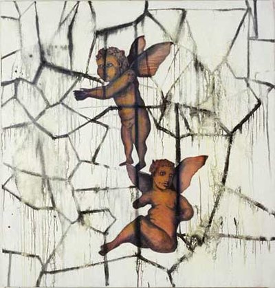 Flawed Love, Oil on canvas, 48 x 48 inches, 1989
