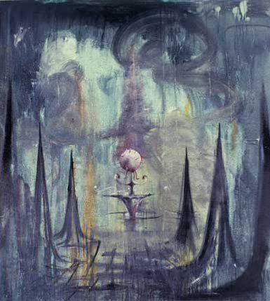 Garden, Oil on canvas, 36 x 36 inches, 1991