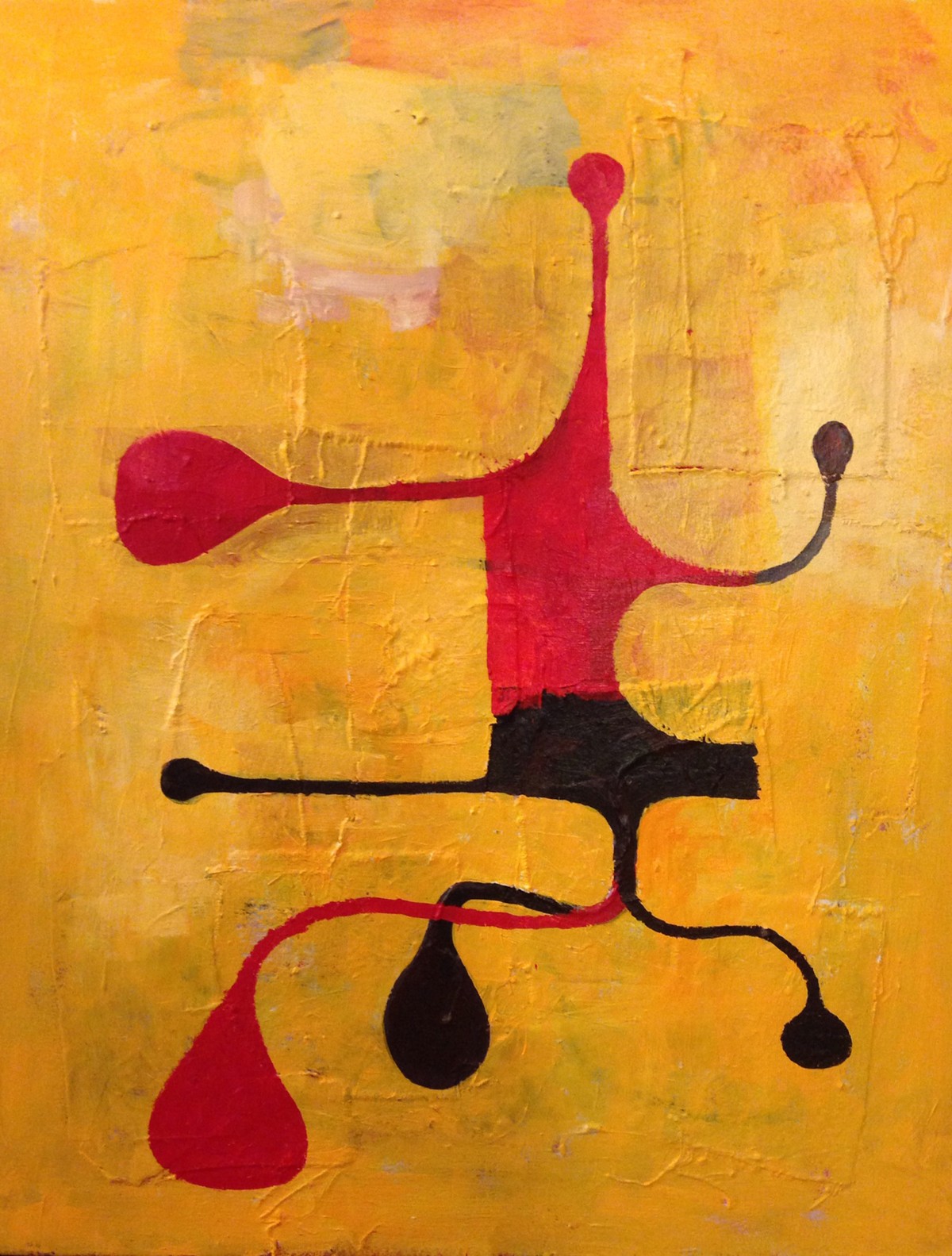 Untitled (1), Acrylic on canvas, 26 x 32 inches, 2014