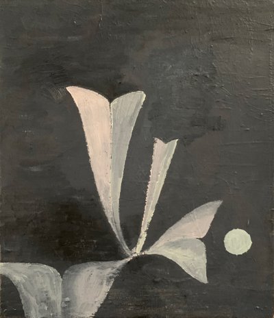 In Silent Agreement, Oil on canvas, 14 x 12 inches, 2021