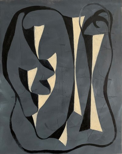 Untitled, Oil on board, 16 x 12 inches, 2022