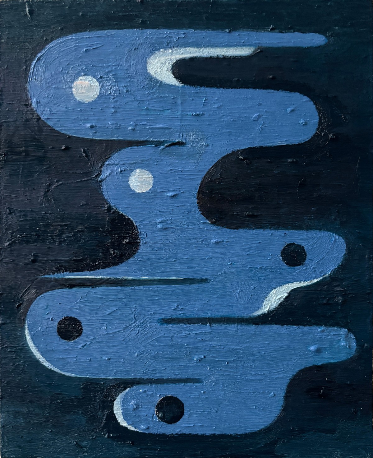 The Months, Oil on board, 9 x 12 inches, 2025