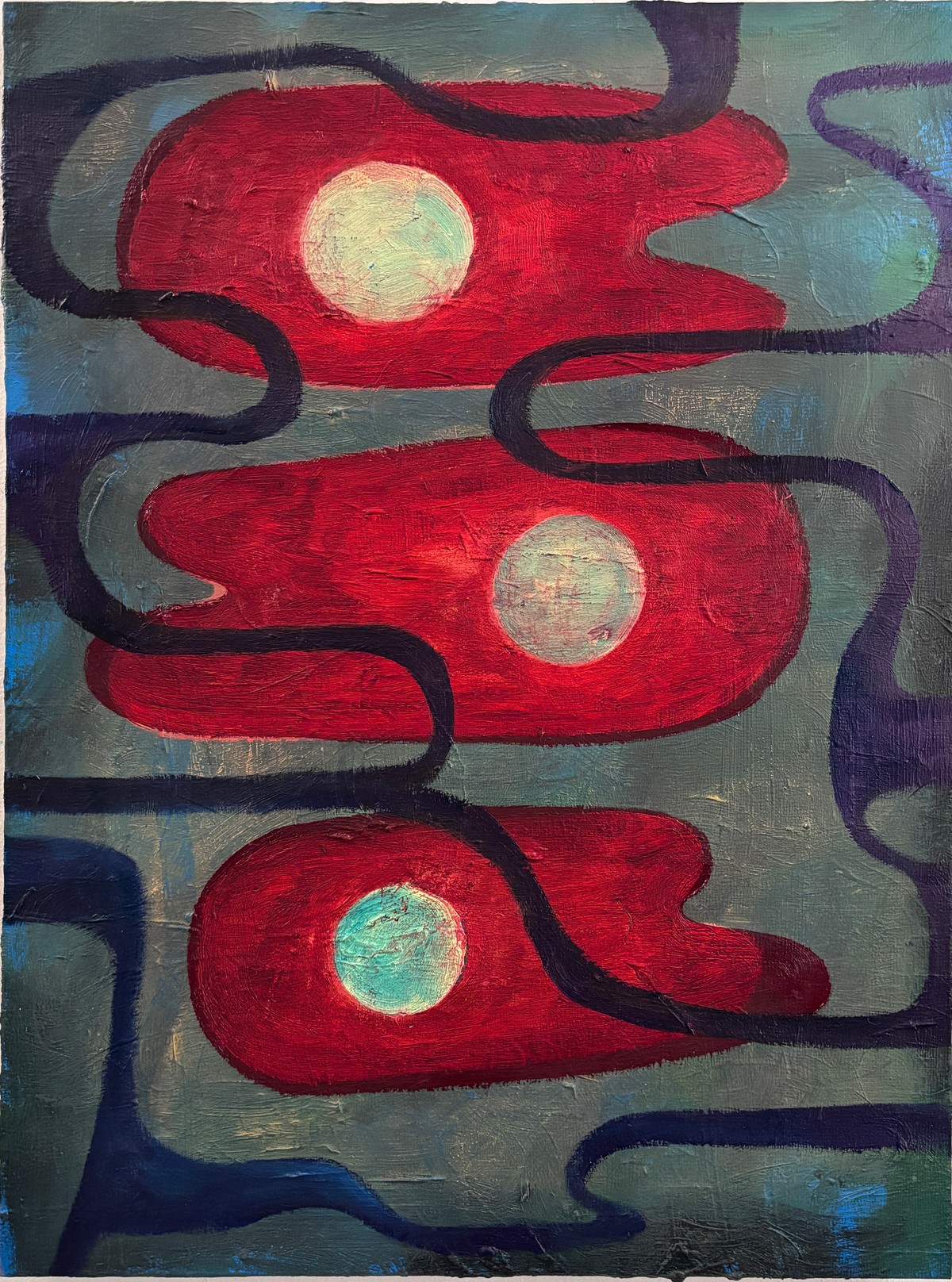 Superficial Resemblance, Oil on board, 12 x 16 inches, 2026