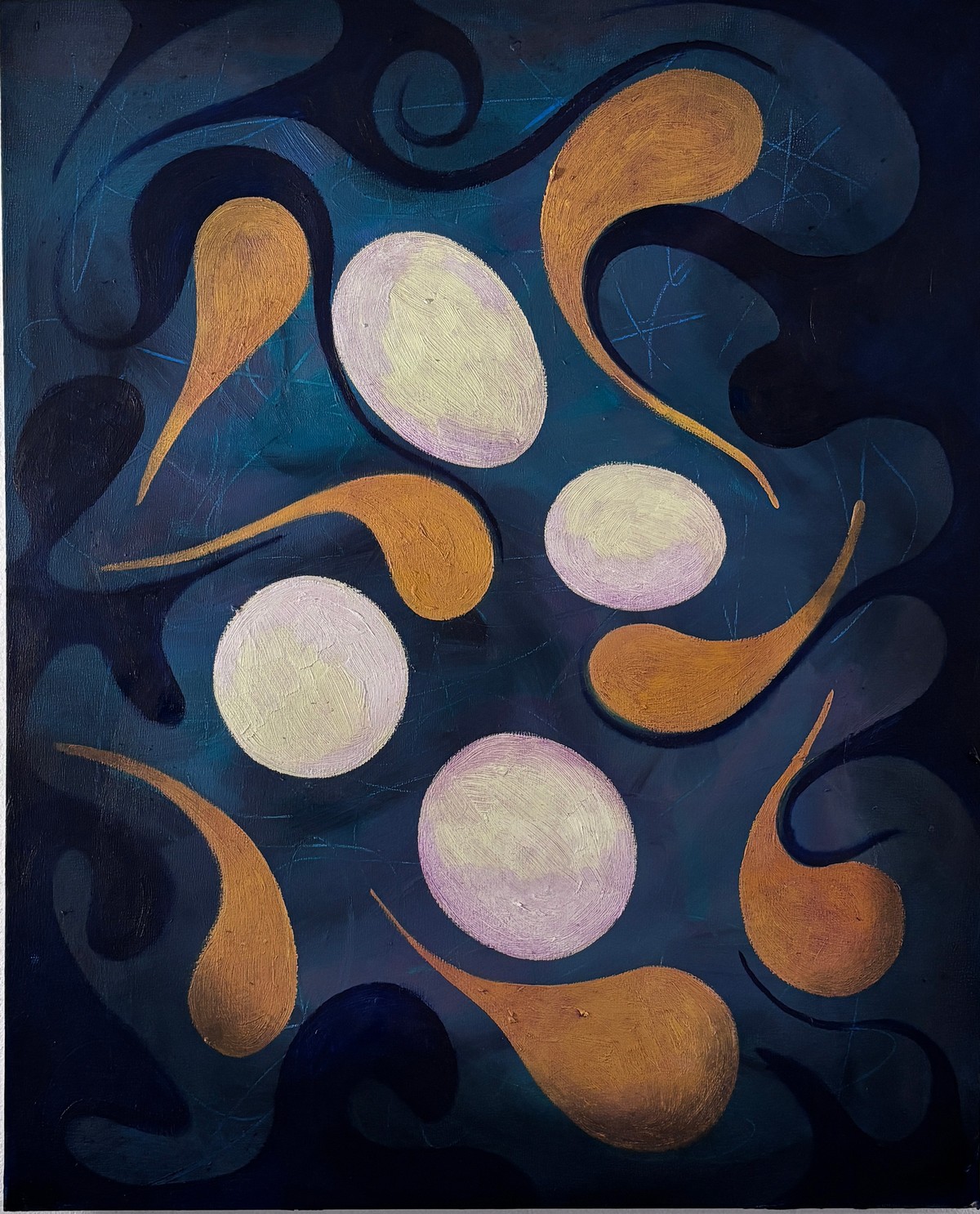 Illumination, Oil on board, 14 x 20 inches, 2025